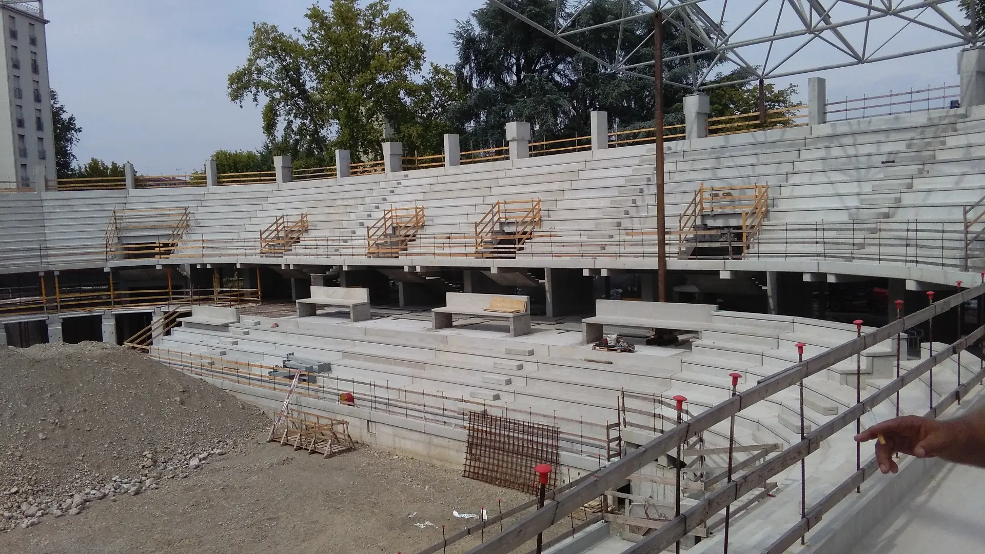 palazzetto dello sport prefabbricato