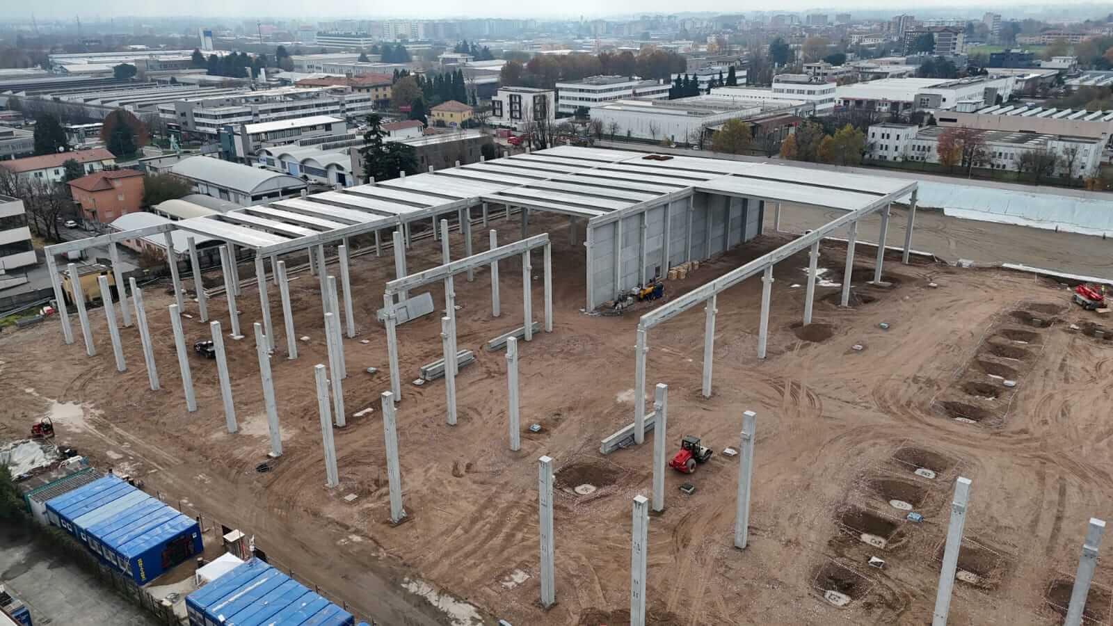 Progettazione prefabbricato gigafactory